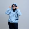 Jaket Parasut Olahraga Wanita Dan Pria Hoodie Model Korean Style Despo Jersey Poliyester Waterproof Uv Protection Sport Olahraga running gym joging senam fytnes Yoga Haiking Camp Bersepeda Ukuran Jumbo Size M | L | XL | XXL. 