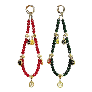 Anti Drop Wrist Strap Phone Cord With Five Deities Beaded Design Ideal For Sports And Travel Hanging Pendants