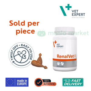 Vet Expert RenalVet per piece Twist Off capsule for renal kidney support of dogs and cats