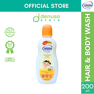 CUSSONS BABY Hair n Body Wash Deep Moisture | Sabun Shampoo Bayi 2in1 Pump Bottle Refill Pouch