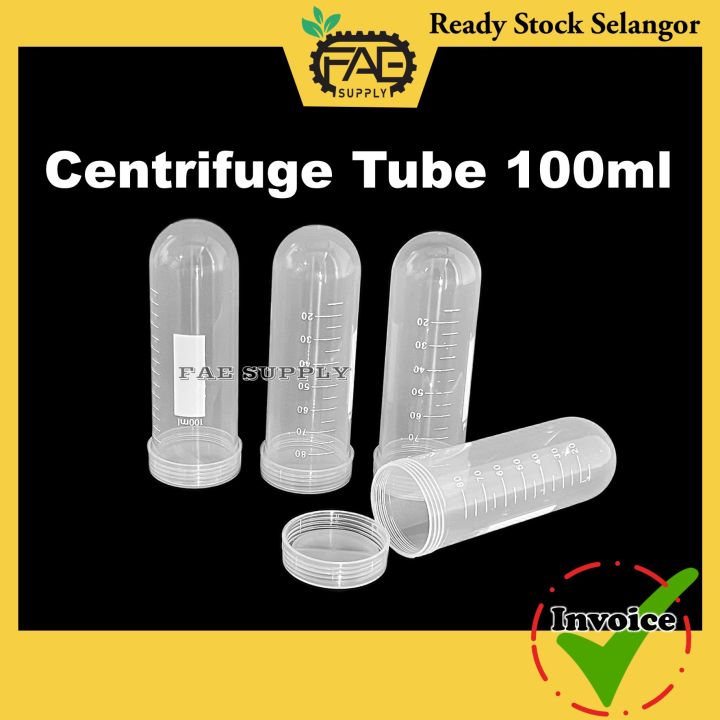 100 Tubes Centrifuges En Plastique PP, 20 Ml, Fond Rond, Avec Bouchons - Pour Laboratoire, Neufs, Fabriqués En Chine
