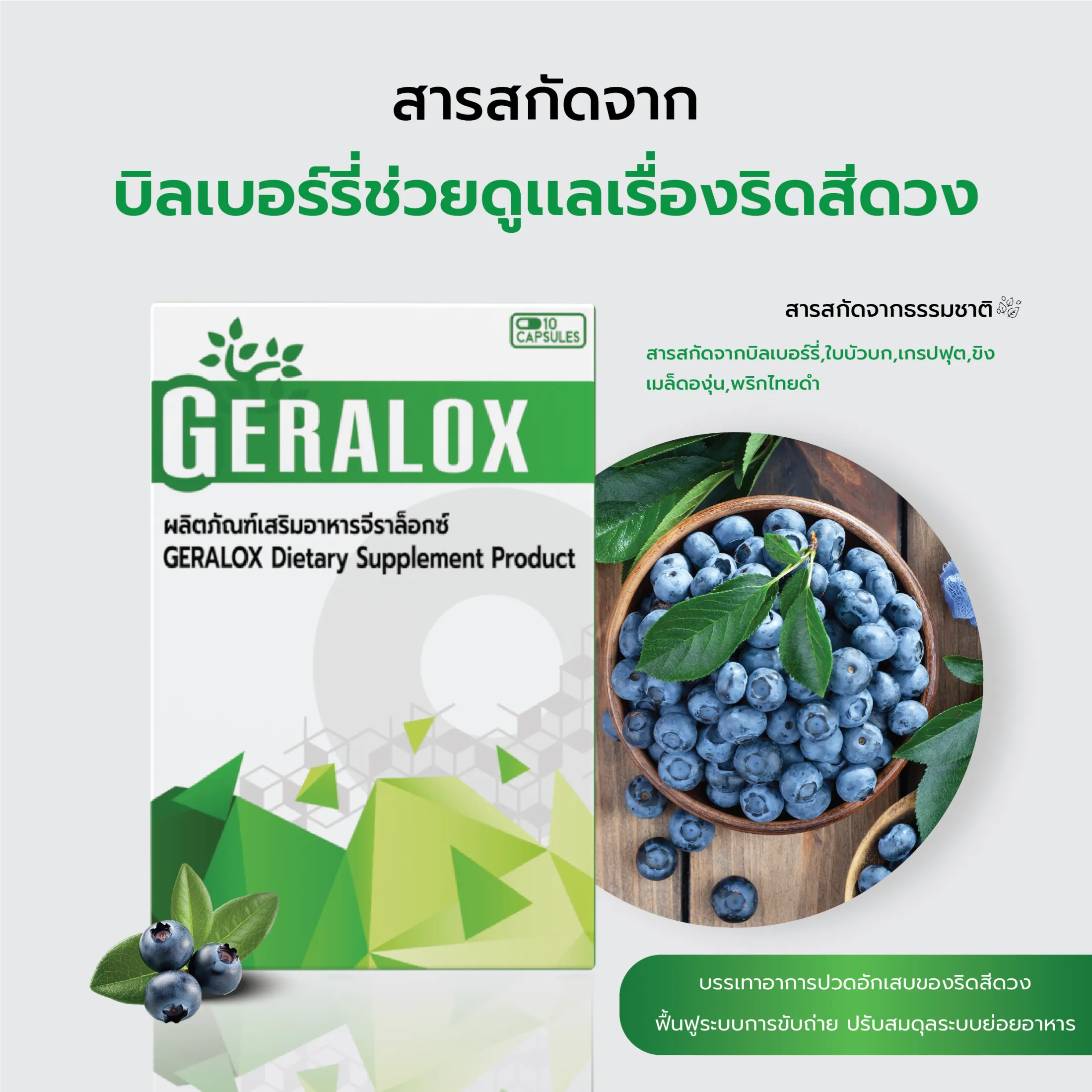 แก้ปัญหาริดสีดวงทวารและท้องผูกเรื้อรังด้วย Geralox