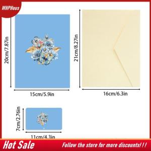 【COD】🔥🔥🔥 1pc 3D Butterfly Greeting Card Up Elegant Handmade Gift Idea for Christmas Mothers Day Valentines Day Anniversary
