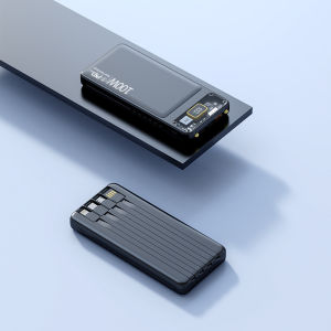 SG【READY STOCK】💘Portable mobile power supply 100W PD3.0 Super fast charging large -capacity charging treasure 30000mAh built 4 -wire charging bank