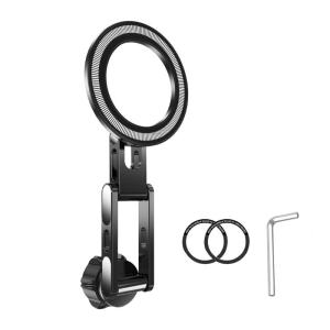 ที่ยึดแม่เหล็กติดโทรศัพท์หัวบอล17มม. ปรับมุมการหมุนได้สำหรับแผงหน้าปัดช่องระบายอากาศรถยนต์สตรีมสดตั้งโต๊ะ