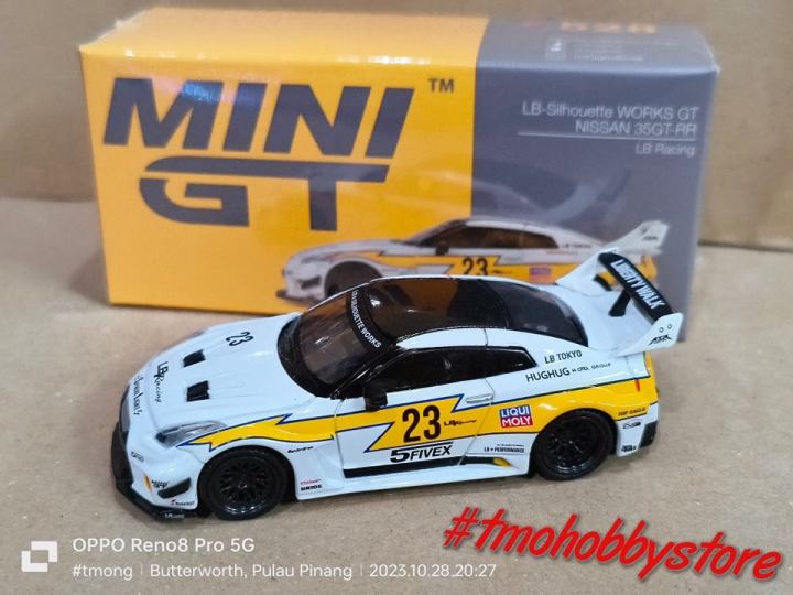 ミニカー MINI GT LB-Silhouette 35GT-RR - Yellow MINI GT LB-Silhouette 35GT-RR - Yellow