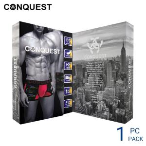 CONQUEST MEN UNDERWEAR MICROFIBRE SPANDEX SHORTY (1 pc) CQ7151