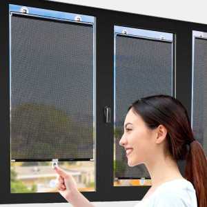 COD RUYIT Tirai Penahan Sinar Matahari Roller Blind Curtain 68x125cm alat pelindung jendela gorden