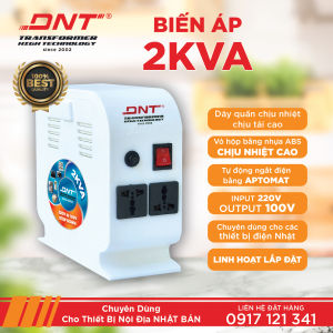 Đổi nguồn DNT 220v 100v hộp nhựa trắng