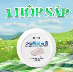 Kem Lau Chùi Đa Năng - Sáp vệ sinh giày da ba lô túi xách Kèm Mút - không cần nước / Sáp Lau Giày Tẩy Sạch Vết Bẩn