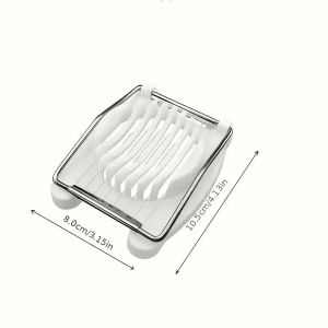 Manual Egg Slicer Multifunctional Stainless Steel Egg Cutter Fruit Cheese Slicer Kitchen Cooking Gadget