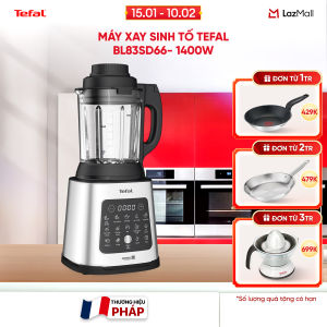 [SIÊU SALE TẾT 15.1 - 10.2] Máy xay sinh tố và làm sữa hạt đa năng Tefal BL83SD66 - 1400W