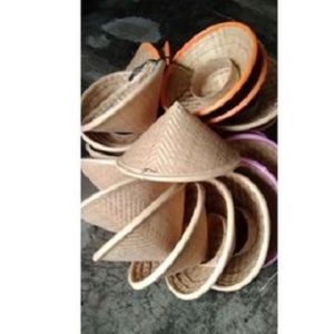 Caping petani bahan bambu