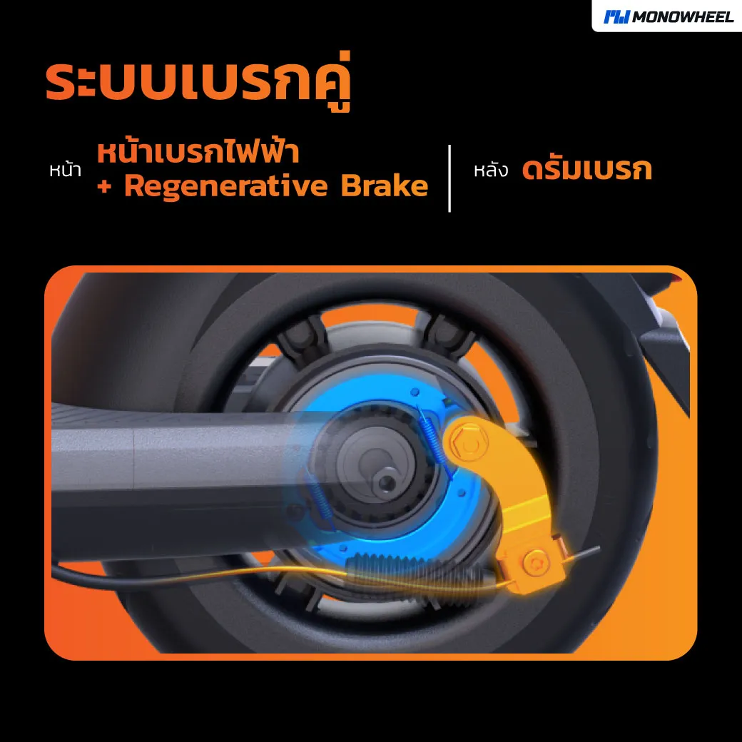 Segway Ninebot E2 สกู๊ตเตอร์ไฟฟ้า E2 Series สกู๊ตเตอร์ไฟฟ้ารุ่นใหม่ล่าสุด เครื่องศูนย์ MONOWHEEL