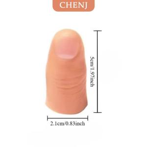 [COD] CHENJ ขาเทียมนิ้วปลอมเลียนแบบ COTS ถุงมือซิลิโคนตัดขาเทียมหายไปเล่นมายากลมายากลเล่นตลก