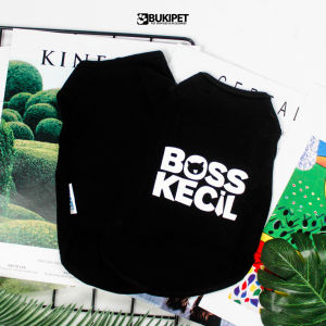 Baju Kucing Anjing Cowok Cewek Bulu Lucu Kecil - Bukipet The Boss Tank