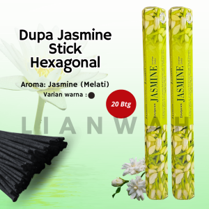 Dupa Hio India (Aromatherapi) Darshan Jasmine Stick Hexagonal