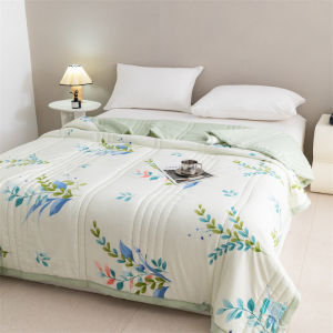 ผ้าห่มนาโน ผ้านวมฤดูร้อนทำจากผ้าฝ้ายคุณภาพดี ห่มไม่ร้อน หนานุ่มกำลังดี สำหรับการซื้อขายระหว่างประเทศ