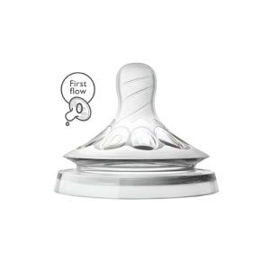 Philips Avent Natural 2.0 Teats 2-Pack | Baby Bottle Nipples Replacement | Anti-Colic