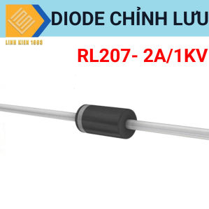 Diode chỉnh lưu RL207 2A- 1KV