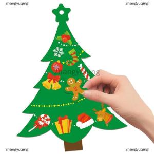 [COD] zhangyuqing 24pcs Christmas Crafts For Kids - DIY Xmas Tree Ornaments With Sticker Kits - Set For Holiday Decorations Party Favors