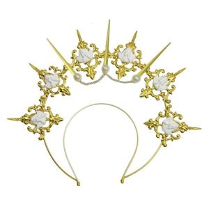 Metal Headbands Hair Accessory Comfortable Wear Design Cosplay Headpiece For Costume Parties Daily Use