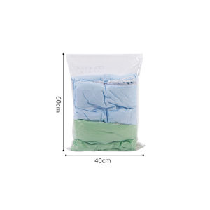 3D Vacuum Storage Bag No Pump Required Household Compression Sealed Bag Reusable Vacuum Storage Bag Clothes Quilt Pillow Space Saving Travel Compression Bag