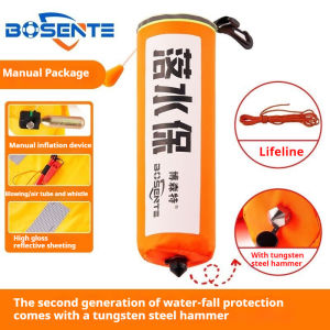 【Ship in 24H】Life Jacket Car Falling Water Treasure Automatic Inflatable Life Buoy with Broken Window Hammer Car Self-Rescue Portable Emergency Life Jacket Self-rescue artifact 落水保自动充气救生圈带破窗锤汽车自救便携式应急车载救生衣自救神器