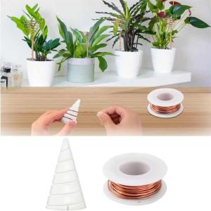 20m Electroculture Gardening Copper Wire for Vegetable Growth Air Holder Flexible Vegetable Growing Copper Wire