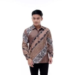 KEMEJA BATIK PRIA LENGAN PANJANG TERMURAH DILAZADA