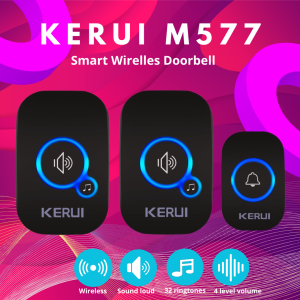Bell Rumah Wireless Bel Pintu KERUI M577 2 Receiver F50 Waterproof
