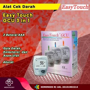 Easy Touch GCU 3 in 1 Alat Cek Darah 3 in 1