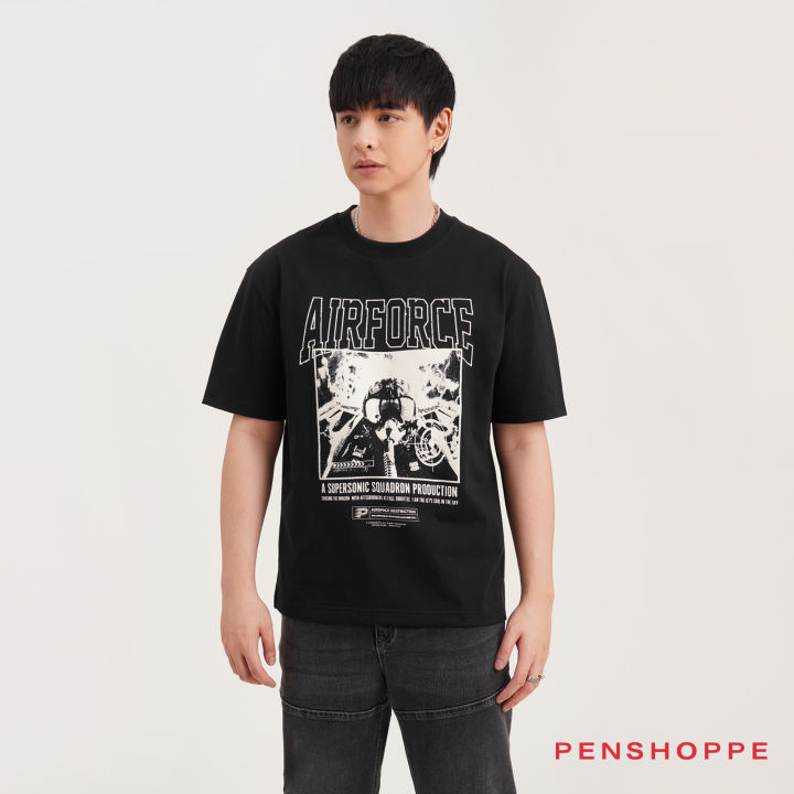 Penshoppe Mens Black Printed T Shirts Buy Penshoppe Trust The