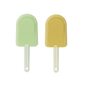 Kebememe 3 chiếc lược lưỡi mèo lược massage kem thú cưng đa năng cho Chó mèo quần áo bàn chải dọn lông Mèo Thỏ chải lông thú cưng dụng cụ loại bỏ xơ vải