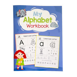 26 English Alphabet Tracing Book Copybook Childrens Pen Control Training Alphabet Uppercase and Lowercase Cognition Early Learning Practice