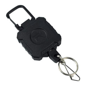 Retractable multi-purpose steel rope keychain outdoor backpack anti-loss rope heavy-duty steel wire rope fishing safety rope