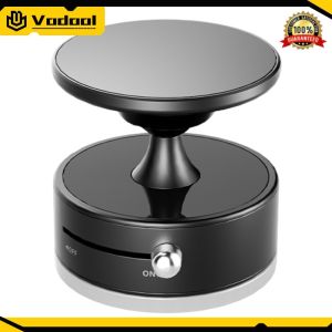 Magnetic Car Phone Mount with Double-Side Vacuum Adsorption Adjustable for Dashboard and Mirror Strong Hold Easy to Use in Vehicles and Fitness Centers