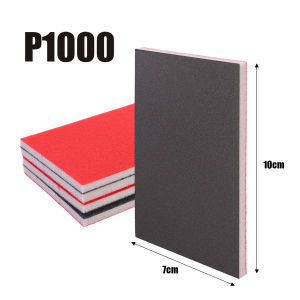 บล็อกฝังทรายทรายยืดหยุ่นได้180-2000เม็ดฟองน้ำสำหรับขัดแผ่นเปียกแห้งฟองน้ำสำหรับขัดบล็อกทรายอุปกรณ์ขัดกระดาษทราย