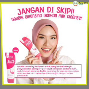 SR12 Milk Cleanser Susu Pembersih Wajah Pembersih Make Up Sisa Rias