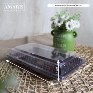 Mika Brownies Sedang Isi 25 Pcs MB-02 Amaris Packaging