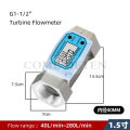 Aluminum Alloy K24 Turbine Flow meter Water Flow Meter Electronic Liquid Stainless Steel Urea Diesel Gasoline Methanol Meter. 