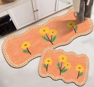 NEW Kitchen Floor Mat SET / Keset Alas Lantai Kamar Tidur Rumah Dapur Kamar Mandi Anti Selip / Keset Kaki
