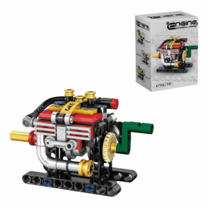 DGJKF Có thể di chuyển Các bộ phận cấu tạo động cơ Cơ khí Tự làm Bộ Kit Động Cơ V8 Cơ Khí Tượng nhỏ Sáng tạo Mô hình động cơ mini Trang trí nhà cửa