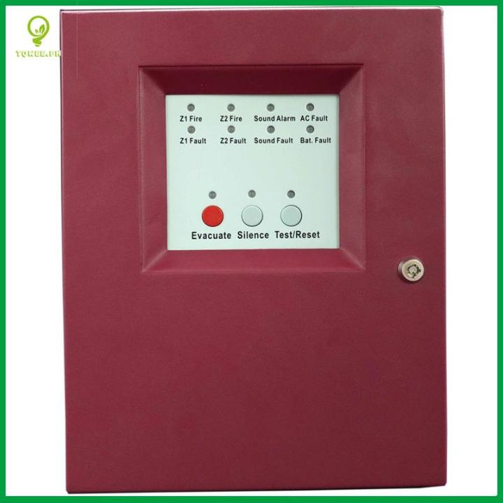 ZC 2/4 Zones Fire Alarm Control Panel with AC power input Fire Alarm ...