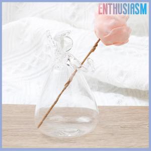 【Enthusiasm】🌟🌟【Hot Sale】🎈 1Pc Angel Shaped Transparent Flower Vase Hanging Plant Vase Garden Decor