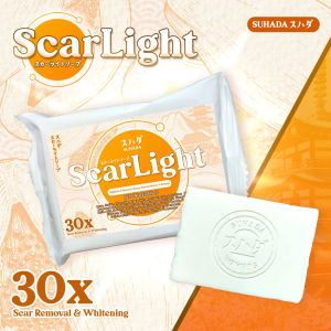 Top Seller AUTHENTIC SUHADA SCARLIGHT SCAR REMOVER SOAP | Made Japanese Formula & 30X Concentrated | Mild Safe for Kids (7+) Lactating Moms & Sensitive Skin | Stretchmark Keloid Dark Spots Lightening & Removing | Fast Scar Repair and Skin Moisturizer