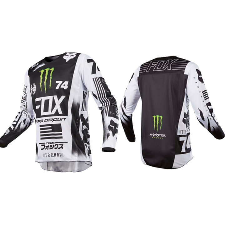 Mens Fox Long Sleeve Motocross jersey bike Shirt Motorcycle fox