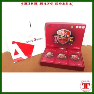 Hồng sâm baby Sanga hàn quốc hộp 30 gói - Tăng đề kháng giúp bé ăn ngon ngủ tốt - tranglinh