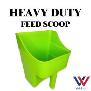 Durable Heavy Duty Plastic Feed Scoop capacity Animal Feeding Tool for Farm Use and Large Pets