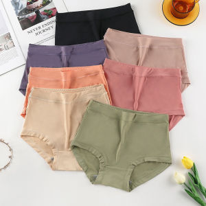 812#Newพร้อมส่ง(ยกเซ็ต-3ตัว)M2xl🎉กางเกงผ้านิ่มผ้าลื่นเย็นสบาย เอวสูง ยกเซ็ต5 - 10ตัว💕